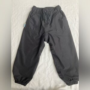Jan & Jul fleece lined splash pants black 3T